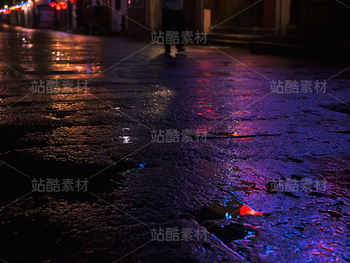 一個人走在雨夜的紹興魯迅故里景區(qū)古鎮(zhèn)街區(qū)石板路上（主預覽-51950） - 未分類 - 站酷設(shè)計師HQC的視界觀原創(chuàng)素材 - 站酷ZCOOL