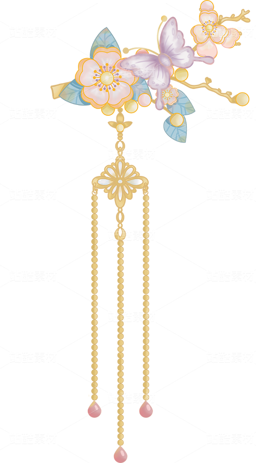 古风发饰汉服小物件（主预览-54088） - 未分类 - 站酷设计师namucuodeyu原创素材 - 站酷ZCOOL