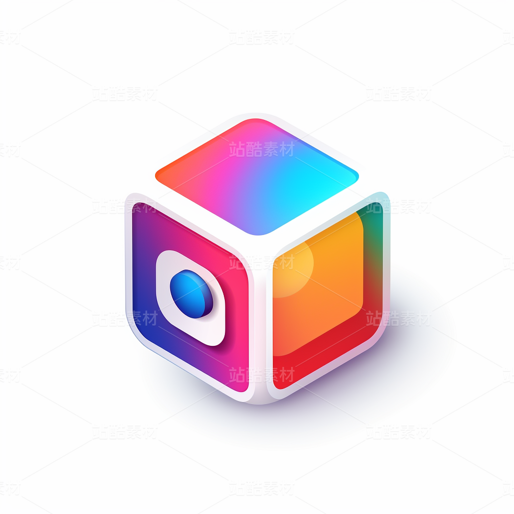 3D彩色插画图标ICON社交媒体