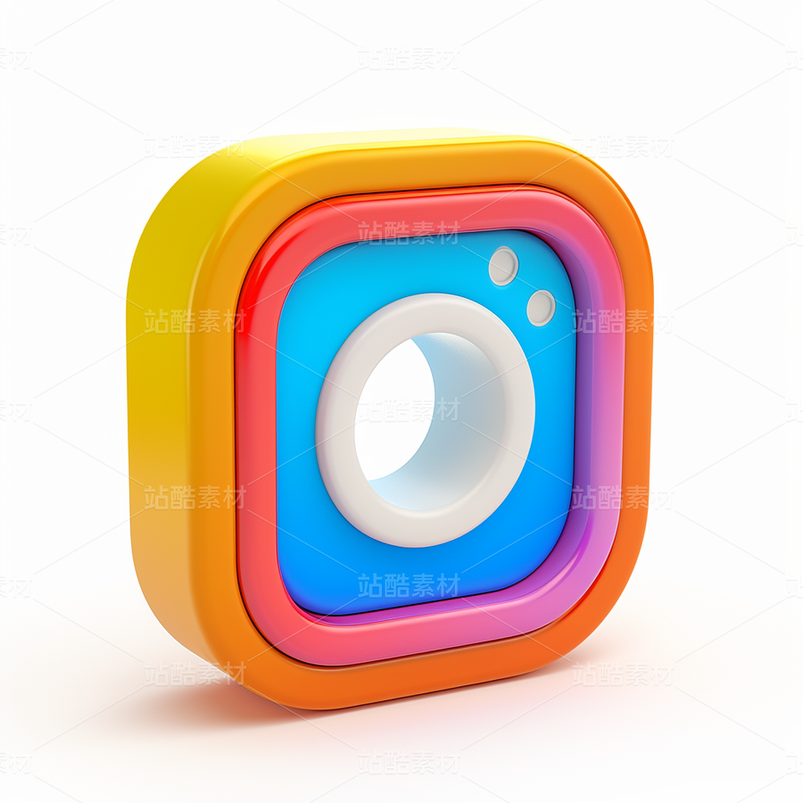 3D彩色插画图标ICON社交媒体（主预览-61831） - 未分类 - 站酷设计师AIGC微微原创素材 - 站酷ZCOOL