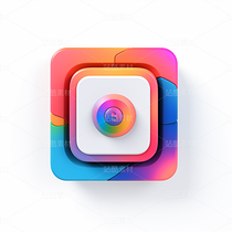 3D彩色插画图标ICON社交媒体（导航-61824） - 未分类 - 站酷设计师AIGC微微原创素材 - 站酷ZCOOL