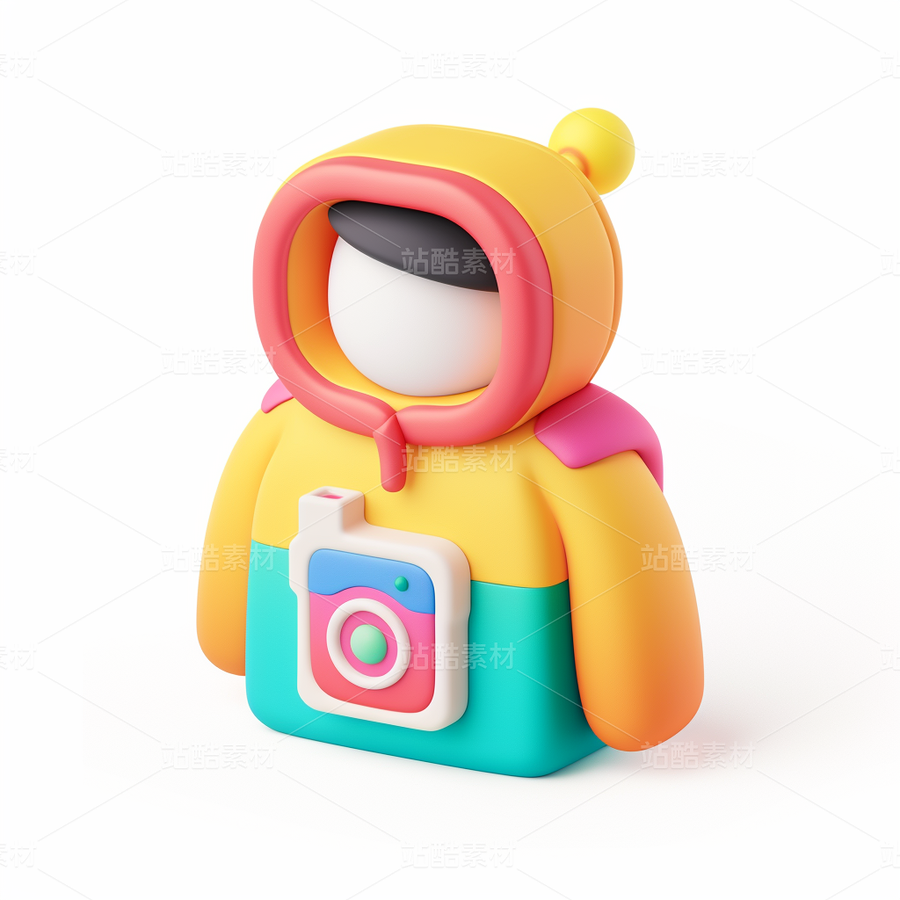 3D彩色插画图标ICON社交媒体抽象艺术(主预览-61876) - 未分类 - 站酷设计师AIGC微微原创素材 - 站酷ZCOOL