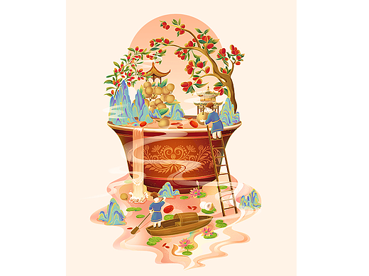 花茶系列包装《桂圆红枣茶》