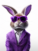 彩色可爱兔子飞机旅游度假梦幻（导航-62837） - 未分类 - 站酷设计师AIGC微微原创素材 - 站酷ZCOOL