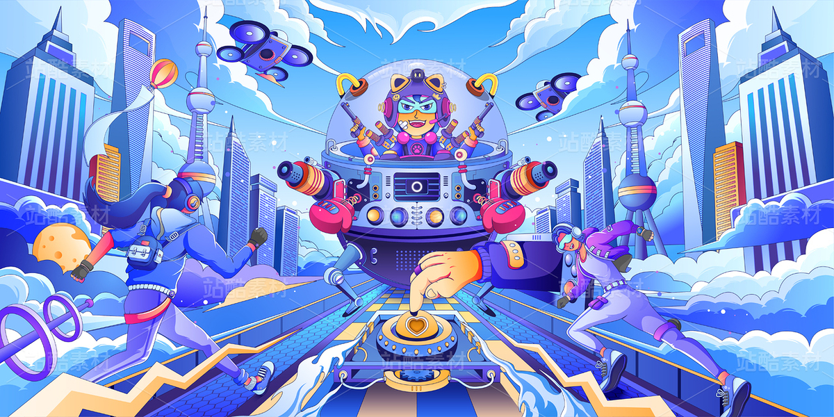 科技感kv（主预览-66077） - 未分类 - 站酷设计师凡尘1原创素材 - 站酷ZCOOL