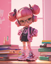 彩色3D卡通女孩閨蜜日常生活（導(dǎo)航-70826） - 未分類 - 站酷設(shè)計師AIGC微微原創(chuàng)素材 - 站酷ZCOOL