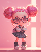 彩色3D卡通女孩閨蜜日常生活（導(dǎo)航-70827） - 未分類 - 站酷設(shè)計師AIGC微微原創(chuàng)素材 - 站酷ZCOOL