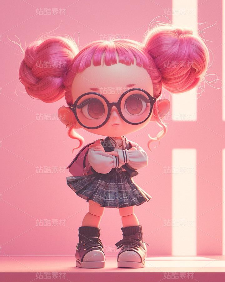 彩色3D卡通女孩閨蜜日常生活（主預(yù)覽-70827） - 未分類 - 站酷設(shè)計師AIGC微微原創(chuàng)素材 - 站酷ZCOOL