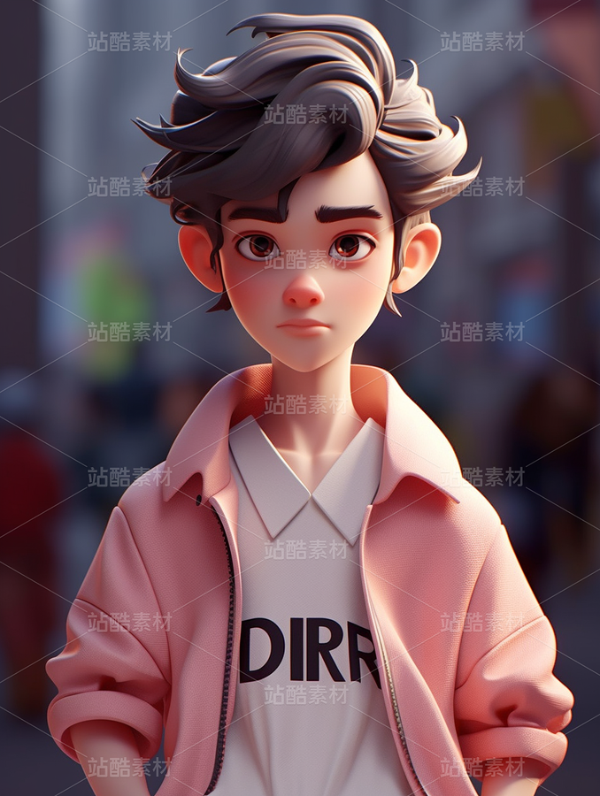 3D卡通人物朋友小孩（主預(yù)覽-70839） - 未分類 - 站酷設(shè)計(jì)師AIGC微微原創(chuàng)素材 - 站酷ZCOOL