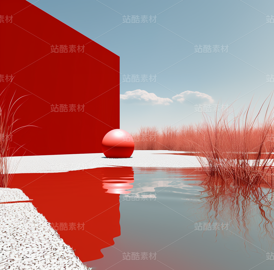 空间艺术红色舞台效果摄影照片粉色运动场高端奢侈(主预览-70953) - 未分类 - 站酷设计师AIGC微微原创素材 - 站酷ZCOOL