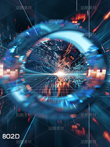 彩色熒光抽象空間藝術(shù)球體幾何空靈科幻（導(dǎo)航-71252） - 未分類 - 站酷設(shè)計(jì)師AIGC微微原創(chuàng)素材 - 站酷ZCOOL