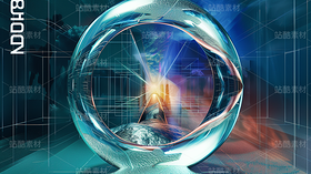 彩色熒光抽象空間藝術(shù)球體幾何空靈科幻（導(dǎo)航-71254） - 未分類 - 站酷設(shè)計(jì)師AIGC微微原創(chuàng)素材 - 站酷ZCOOL