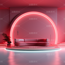 紫色粉色抽象藝術(shù)線條光影科幻空間幾何（導(dǎo)航-71550） - 未分類 - 站酷設(shè)計師AIGC微微原創(chuàng)素材 - 站酷ZCOOL