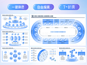 【81页】流程结构PPT排版模板,支持一键换色/自由编辑(导航-83590) - 未分类 - 站酷设计师玩心雕虫原创素材 - 站酷ZCOOL