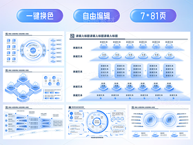 【81页】流程结构PPT排版模板,支持一键换色/自由编辑(导航-83592) - 未分类 - 站酷设计师玩心雕虫原创素材 - 站酷ZCOOL