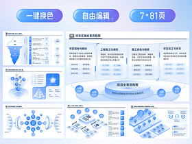 【81页】流程结构PPT排版模板,支持一键换色/自由编辑(导航-83593) - 未分类 - 站酷设计师玩心雕虫原创素材 - 站酷ZCOOL
