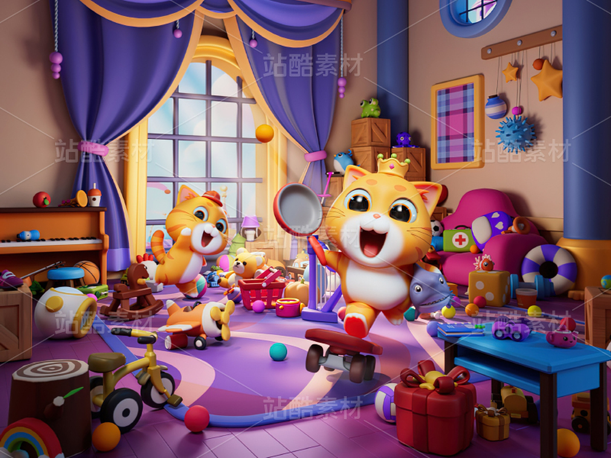 卡通场景（主预览-99634） - 未分类 - 站酷设计师Z086011389原创素材 - 站酷ZCOOL