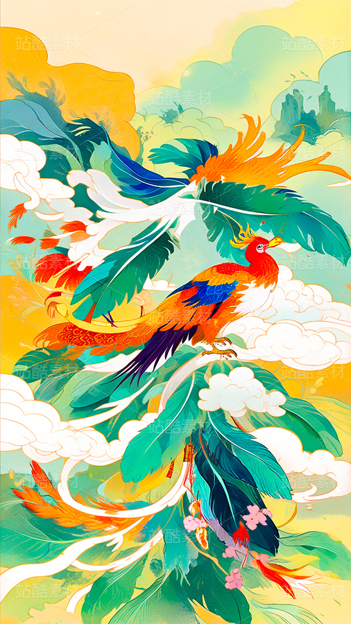 《金凤凰的记忆》插画系列作品（主预览-108930） - 未分类 - 站酷设计师芥菜籽暖心原创素材 - 站酷ZCOOL