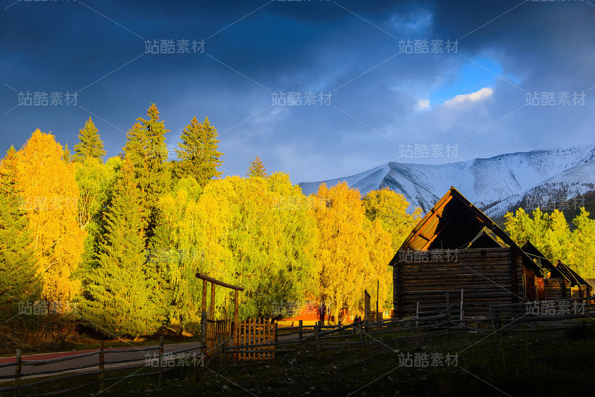 新疆阿勒泰喀納斯白哈巴村秋季風(fēng)光（主預(yù)覽-120610） - 未分類 - 站酷設(shè)計師陳喆風(fēng)光攝影原創(chuàng)素材 - 站酷ZCOOL