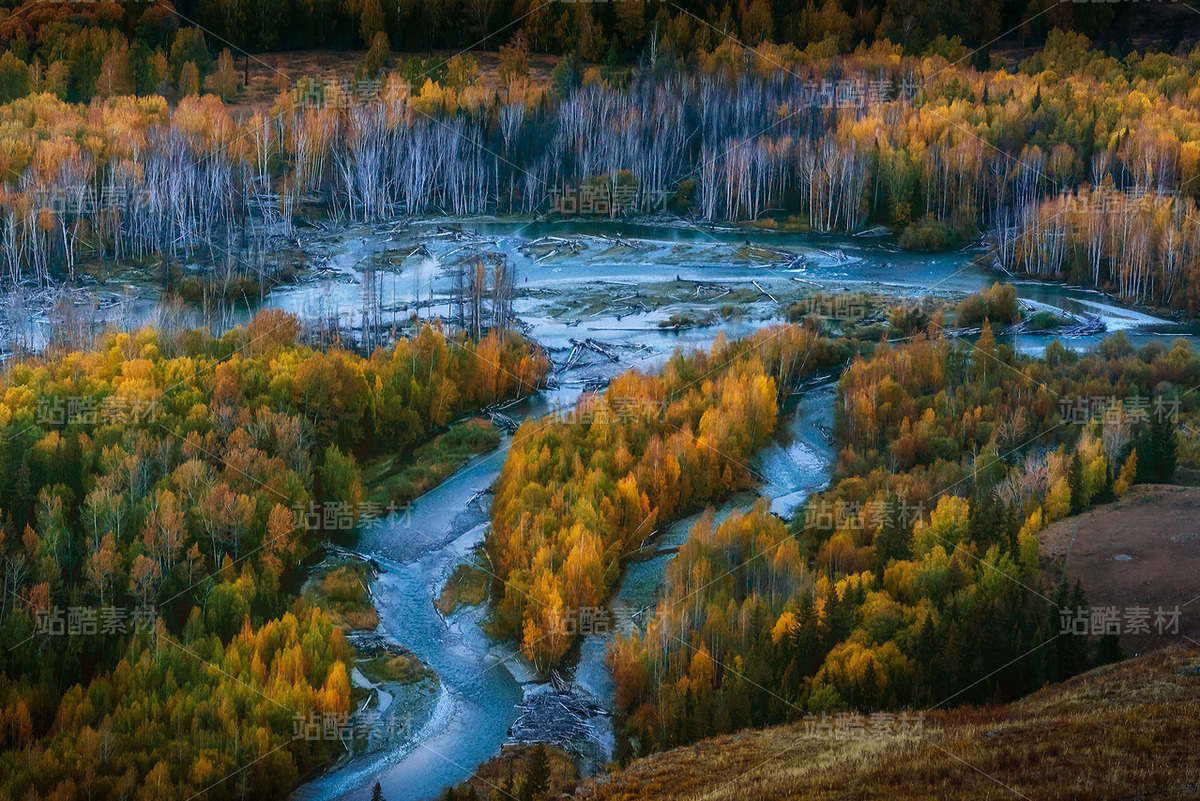 新疆阿勒泰喀納斯白哈巴村秋季風(fēng)光（主預(yù)覽-120616） - 未分類 - 站酷設(shè)計師陳喆風(fēng)光攝影原創(chuàng)素材 - 站酷ZCOOL