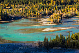 新疆阿勒泰喀納斯神仙灣秋季風(fēng)光（導(dǎo)航-120661） - 未分類 - 站酷設(shè)計師陳喆風(fēng)光攝影原創(chuàng)素材 - 站酷ZCOOL