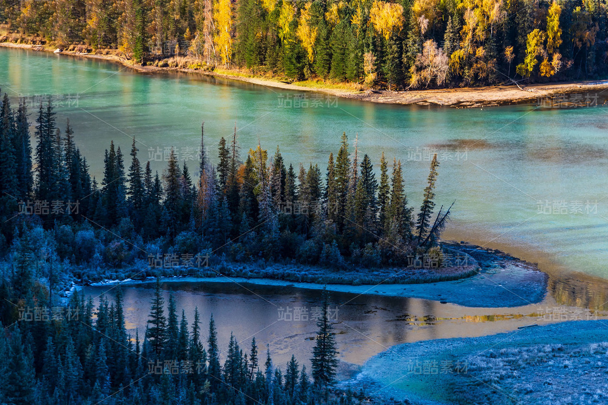 新疆阿勒泰喀納斯神仙灣秋季風(fēng)光（主預(yù)覽-120662） - 未分類 - 站酷設(shè)計師陳喆風(fēng)光攝影原創(chuàng)素材 - 站酷ZCOOL