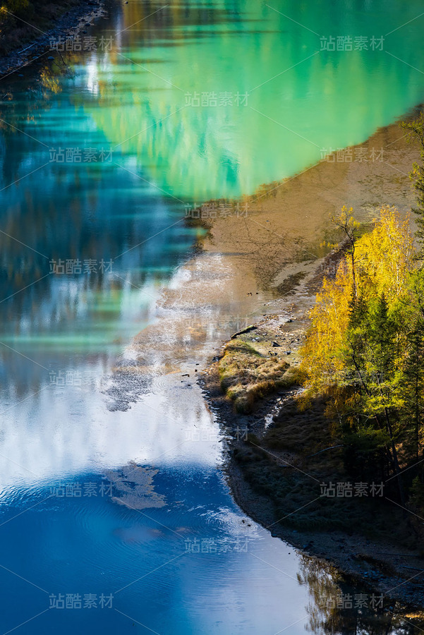 新疆阿勒泰喀纳斯月亮湾秋季风光（主预览-120692） - 未分类 - 站酷设计师陈喆风光摄影原创素材 - 站酷ZCOOL