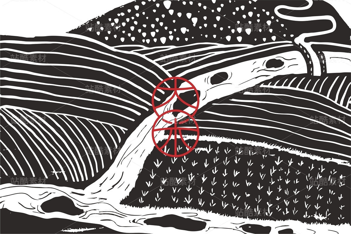 大米-水稻田插画（主预览-121297） - 未分类 - 站酷设计师FORMER1988原创素材 - 站酷ZCOOL