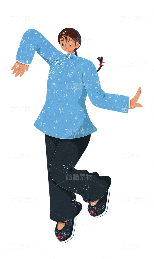汉族近代服装女子（主预览-121579） - 未分类 - 站酷设计师歪蹄原创素材 - 站酷ZCOOL