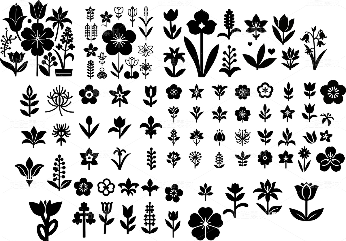 花朵icon圖標(biāo)（主預(yù)覽-122624） - 未分類 - 站酷設(shè)計(jì)師認(rèn)真傾聽好好作圖原創(chuàng)素材 - 站酷ZCOOL