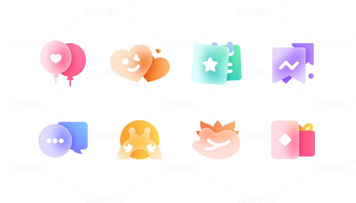 毛玻璃图标（主预览-122733） - 未分类 - 站酷设计师黑白的黑白原创素材 - 站酷ZCOOL