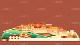 特色建筑 拉萨（导航-123069） - 未分类 - 站酷设计师小也XY原创素材 - 站酷ZCOOL