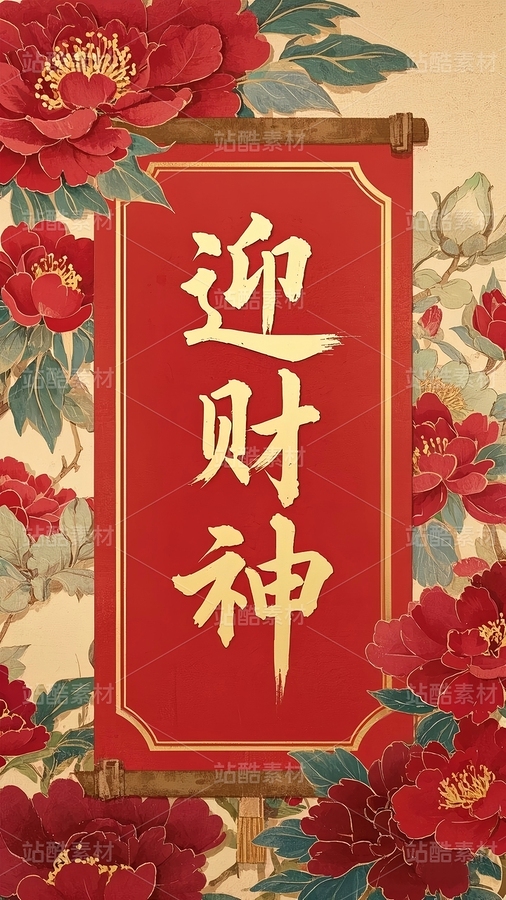 迎财神海报，红包封面（主预览-123319） - 未分类 - 站酷设计师认真倾听好好作图原创素材 - 站酷ZCOOL