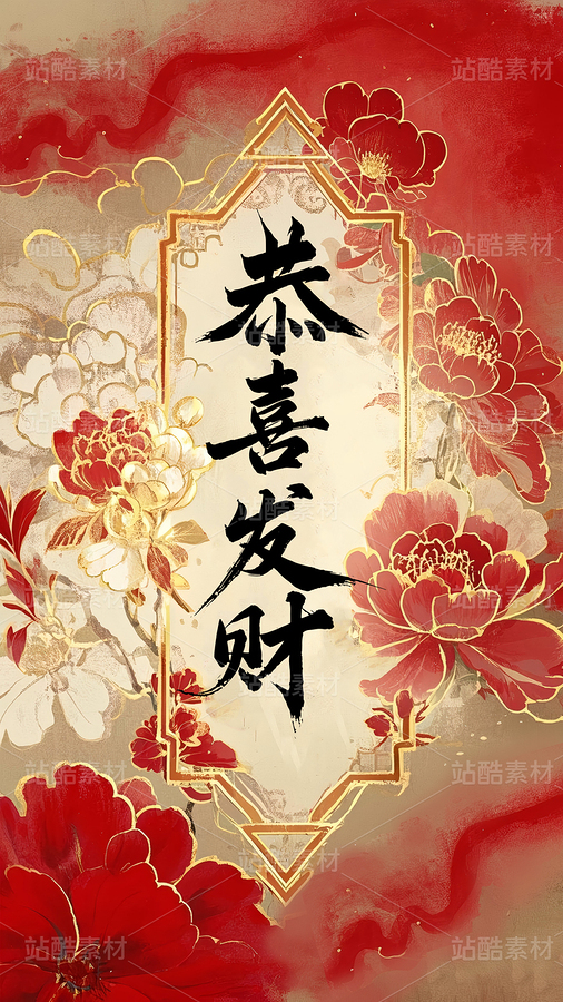 恭喜发财，海报，红包封面（主预览-123364） - 未分类 - 站酷设计师认真倾听好好作图原创素材 - 站酷ZCOOL