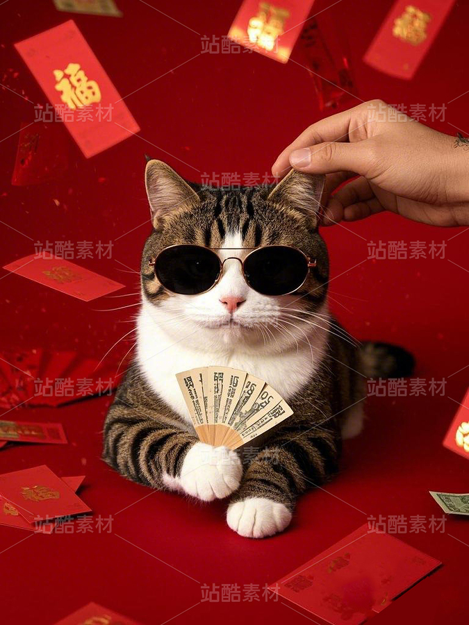 寵物過(guò)大年（主預(yù)覽-123535） - 未分類 - 站酷設(shè)計(jì)師瑤瑤小P原創(chuàng)素材 - 站酷ZCOOL