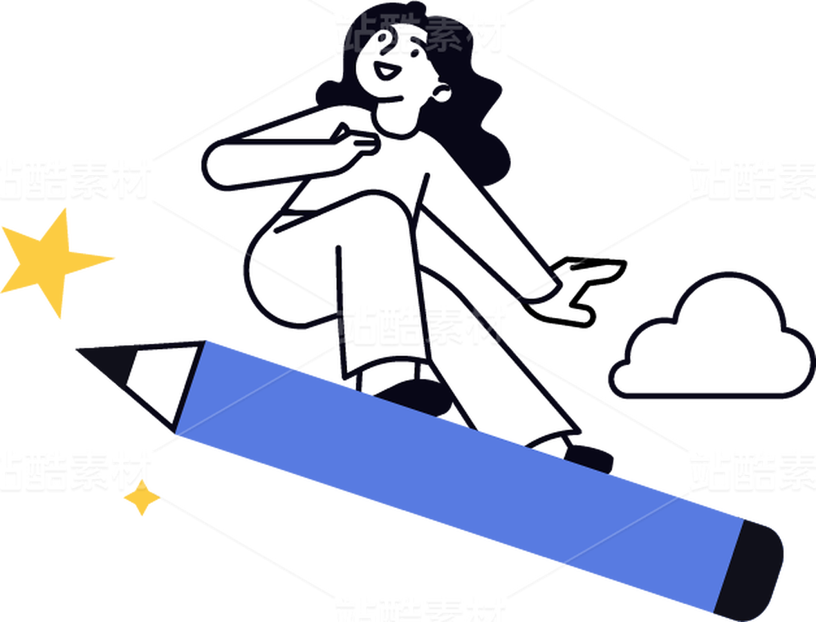 彩色插畫年輕人辦公生活社交娛樂（主預(yù)覽-123895） - 未分類 - 站酷設(shè)計(jì)師AIGC微微原創(chuàng)素材 - 站酷ZCOOL