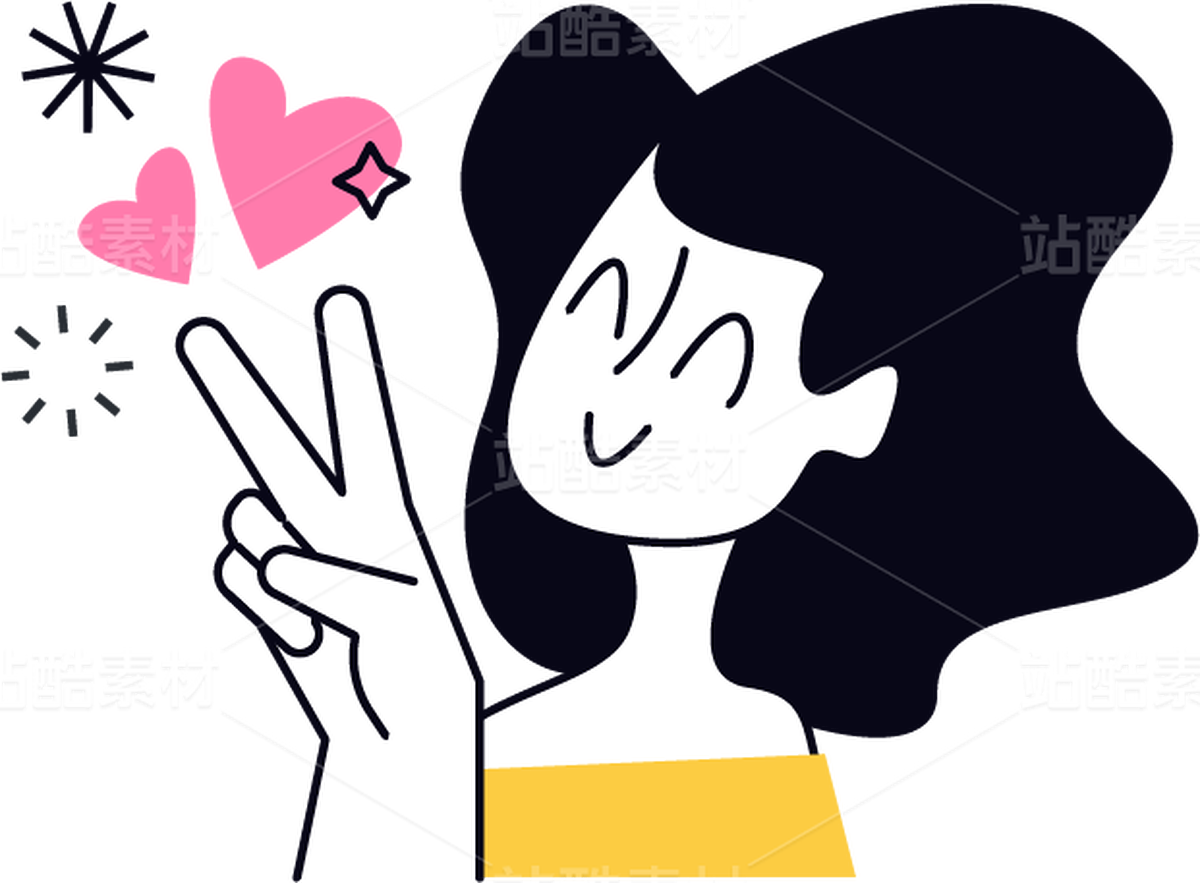 彩色插畫年輕人辦公生活社交娛樂（主預(yù)覽-123886） - 未分類 - 站酷設(shè)計(jì)師AIGC微微原創(chuàng)素材 - 站酷ZCOOL