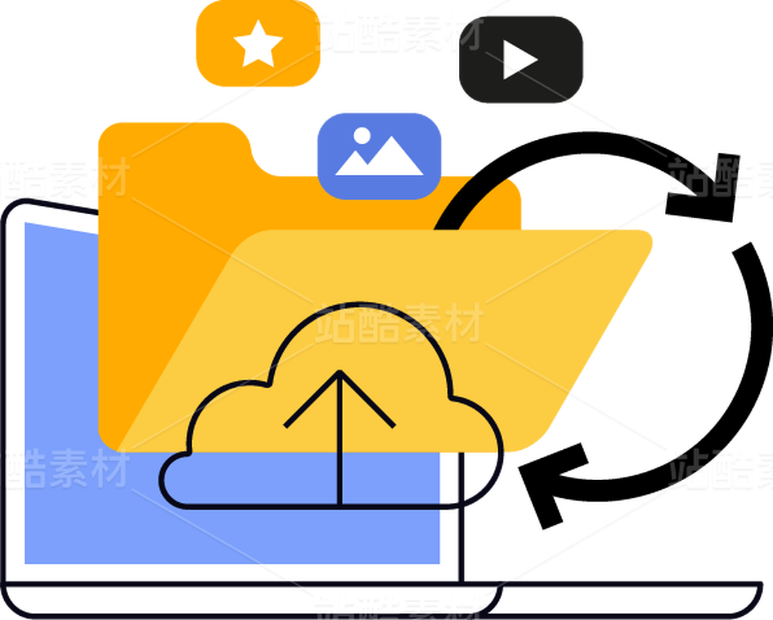 彩色插畫年輕人辦公生活社交娛樂（主預(yù)覽-123894） - 未分類 - 站酷設(shè)計(jì)師AIGC微微原創(chuàng)素材 - 站酷ZCOOL