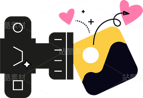 彩色插畫年輕人辦公生活社交娛樂（導(dǎo)航-123893） - 未分類 - 站酷設(shè)計(jì)師AIGC微微原創(chuàng)素材 - 站酷ZCOOL