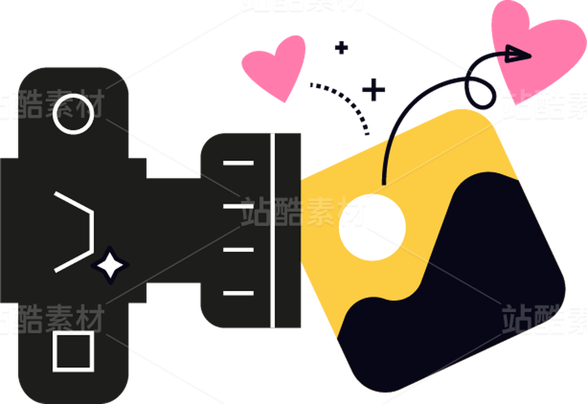 彩色插畫年輕人辦公生活社交娛樂（主預(yù)覽-123893） - 未分類 - 站酷設(shè)計(jì)師AIGC微微原創(chuàng)素材 - 站酷ZCOOL