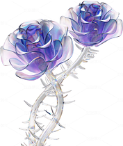 全息透明未來科技感創(chuàng)意花朵圖形（導航-124504） - 未分類 - 站酷設計師AIGC微微原創(chuàng)素材 - 站酷ZCOOL