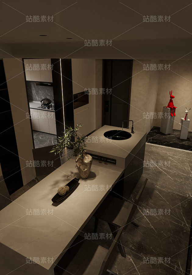 暗色系奶油风家装效果图,低调高级 极致享受(主预览-9115495) - 未分类 - 站酷设计师一人余和木木三原创素材 - 站酷ZCOOL