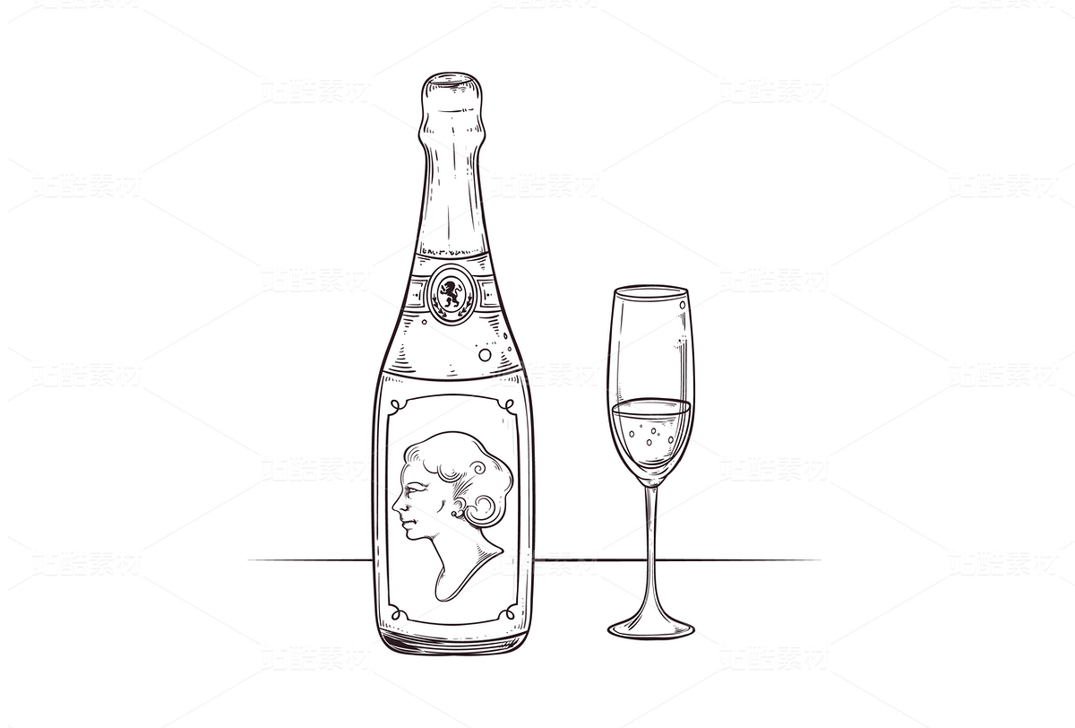 手繪香檳繪圖元素（主預(yù)覽-9115958） - 未分類 - 站酷設(shè)計(jì)師正在努力養(yǎng)活自己原創(chuàng)素材 - 站酷ZCOOL