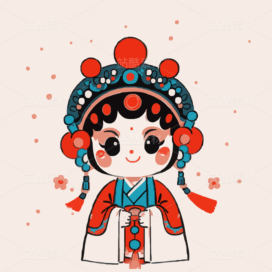 四张戏剧人物矢量画（主预览-9116534） - 未分类 - 站酷设计师五灵指原创素材 - 站酷ZCOOL