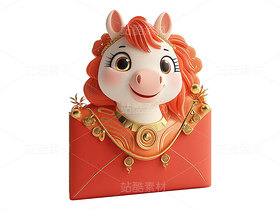 中国马年生肖免抠3D素材（导航-9116678） - 未分类 - 站酷设计师sweetriver原创素材 - 站酷ZCOOL