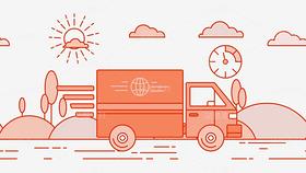 循环线稿快递车行进动画（导航-9119606） - 未分类 - 站酷设计师FlashASer原创素材 - 站酷ZCOOL