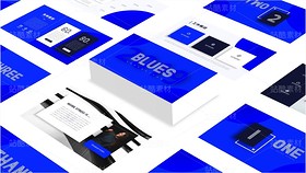 A28 | 一份藍色妖姬藝術(shù)感簡約設(shè)計&品牌項目營銷方案（導(dǎo)航-9119678） - 未分類 - 站酷設(shè)計師木先生iPPT原創(chuàng)素材 - 站酷ZCOOL