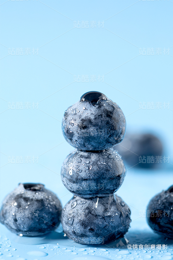 高清 蓝莓 纯色底 食欲感 特写 水果电商图 多角度组图（主预览-9121398） - 未分类 - 站酷设计师宜昌锦食摄影原创素材 - 站酷ZCOOL