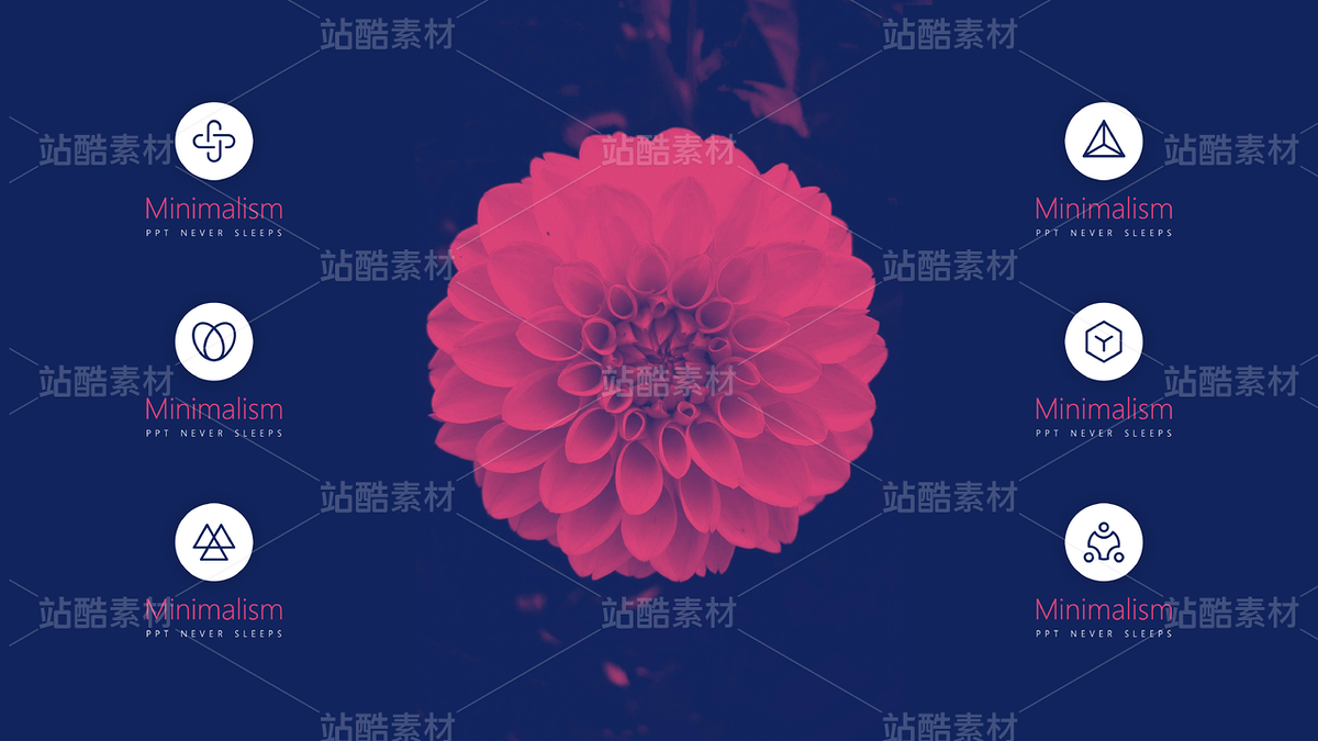 B23【双色艺术】红蓝高级配色质感&创意品牌策划演示（主预览-9121557） - 未分类 - 站酷设计师木先生iPPT原创素材 - 站酷ZCOOL