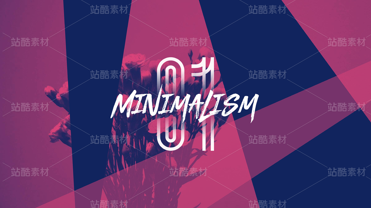 B23【双色艺术】红蓝高级配色质感&创意品牌策划演示（主预览-9121555） - 未分类 - 站酷设计师木先生iPPT原创素材 - 站酷ZCOOL